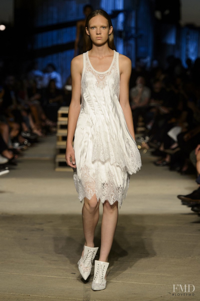 Adrienne Juliger featured in  the Givenchy fashion show for Spring/Summer 2016