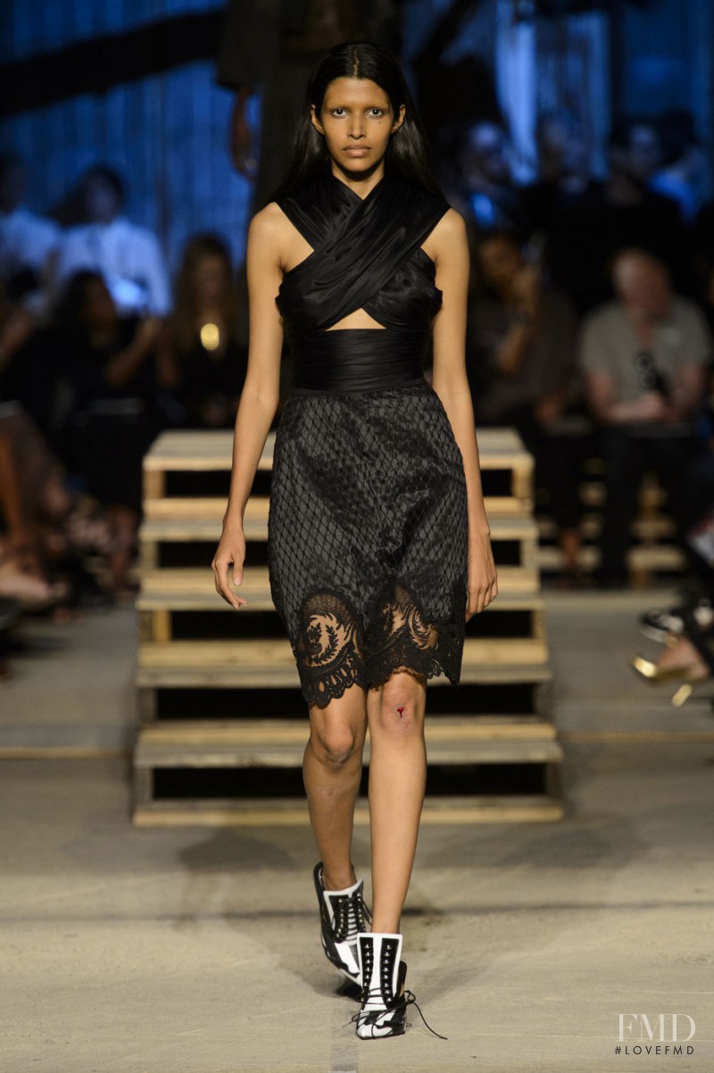 Pooja Mor featured in  the Givenchy fashion show for Spring/Summer 2016