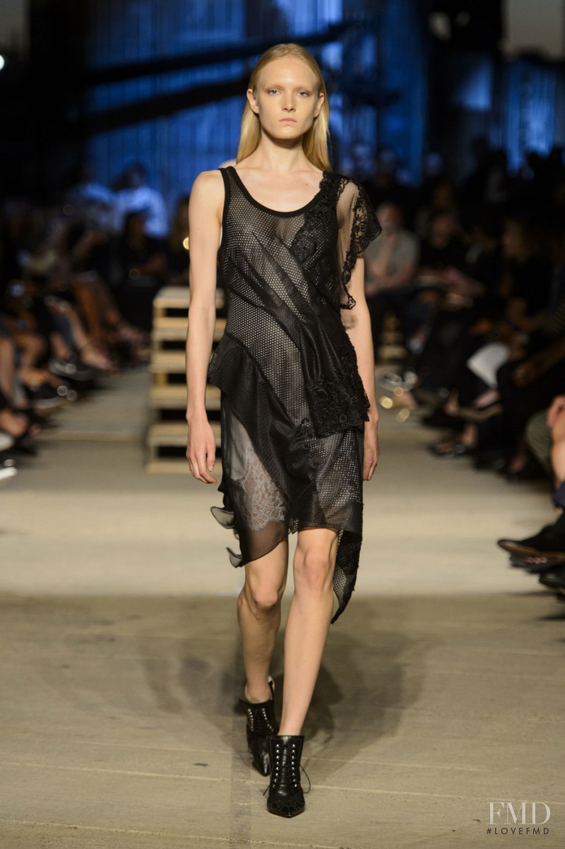 Maja Salamon featured in  the Givenchy fashion show for Spring/Summer 2016