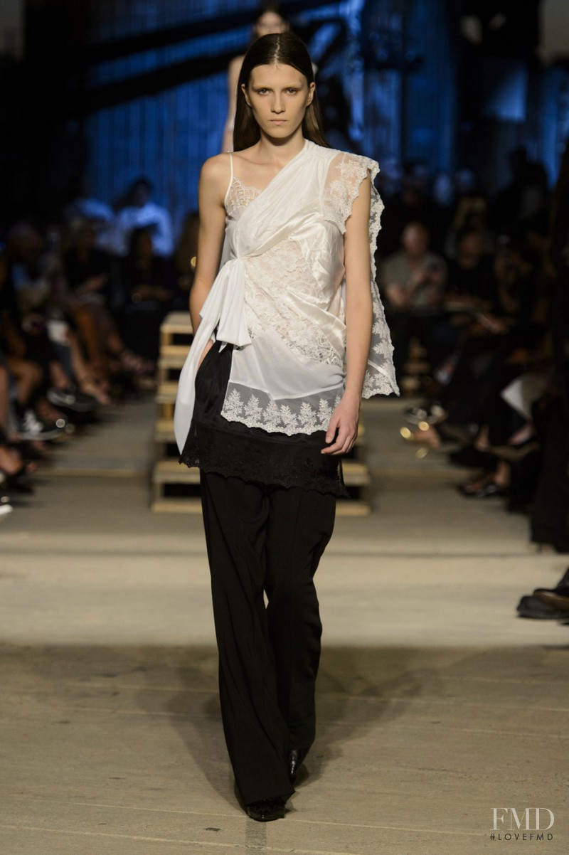 Irina Djuranovic featured in  the Givenchy fashion show for Spring/Summer 2016