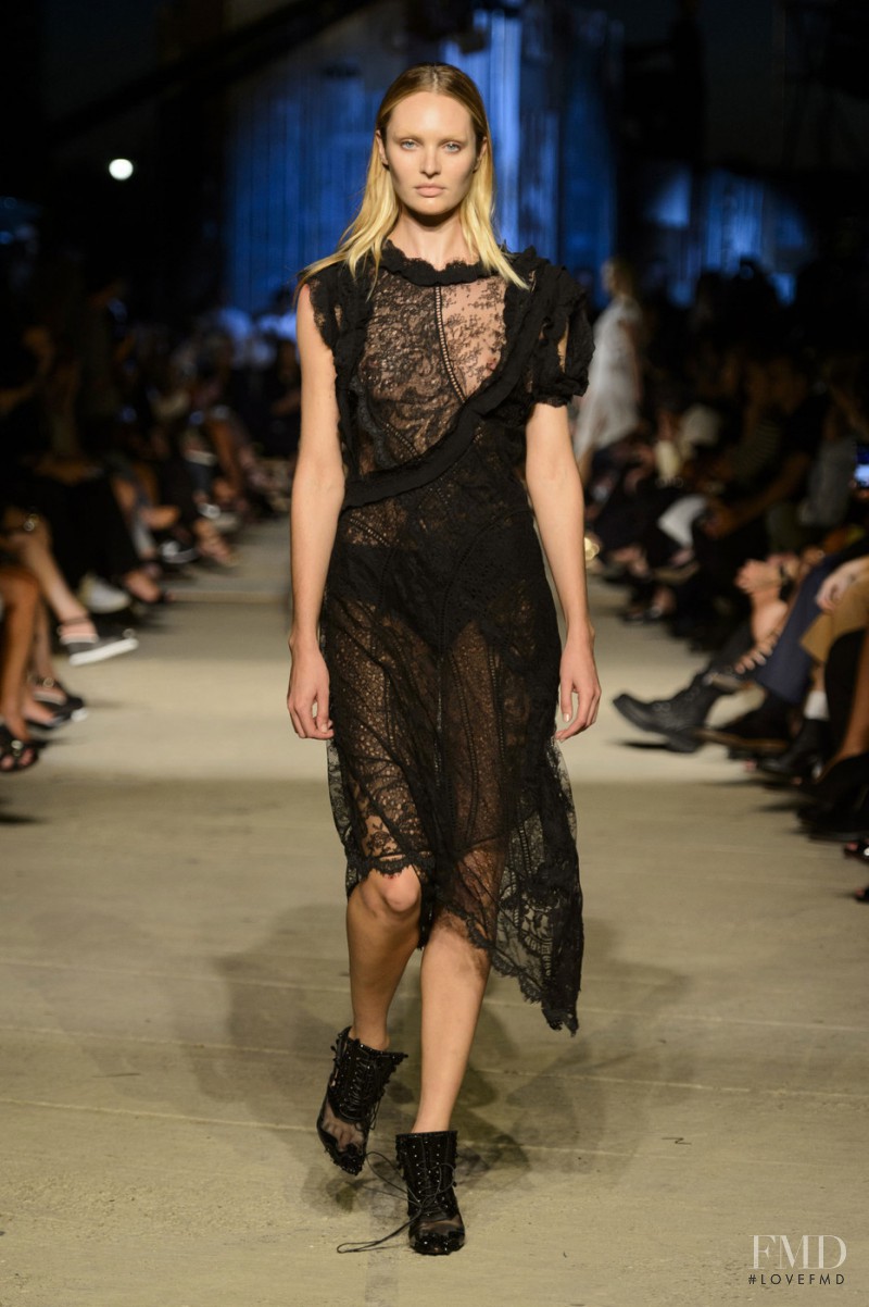 Candice Swanepoel featured in  the Givenchy fashion show for Spring/Summer 2016