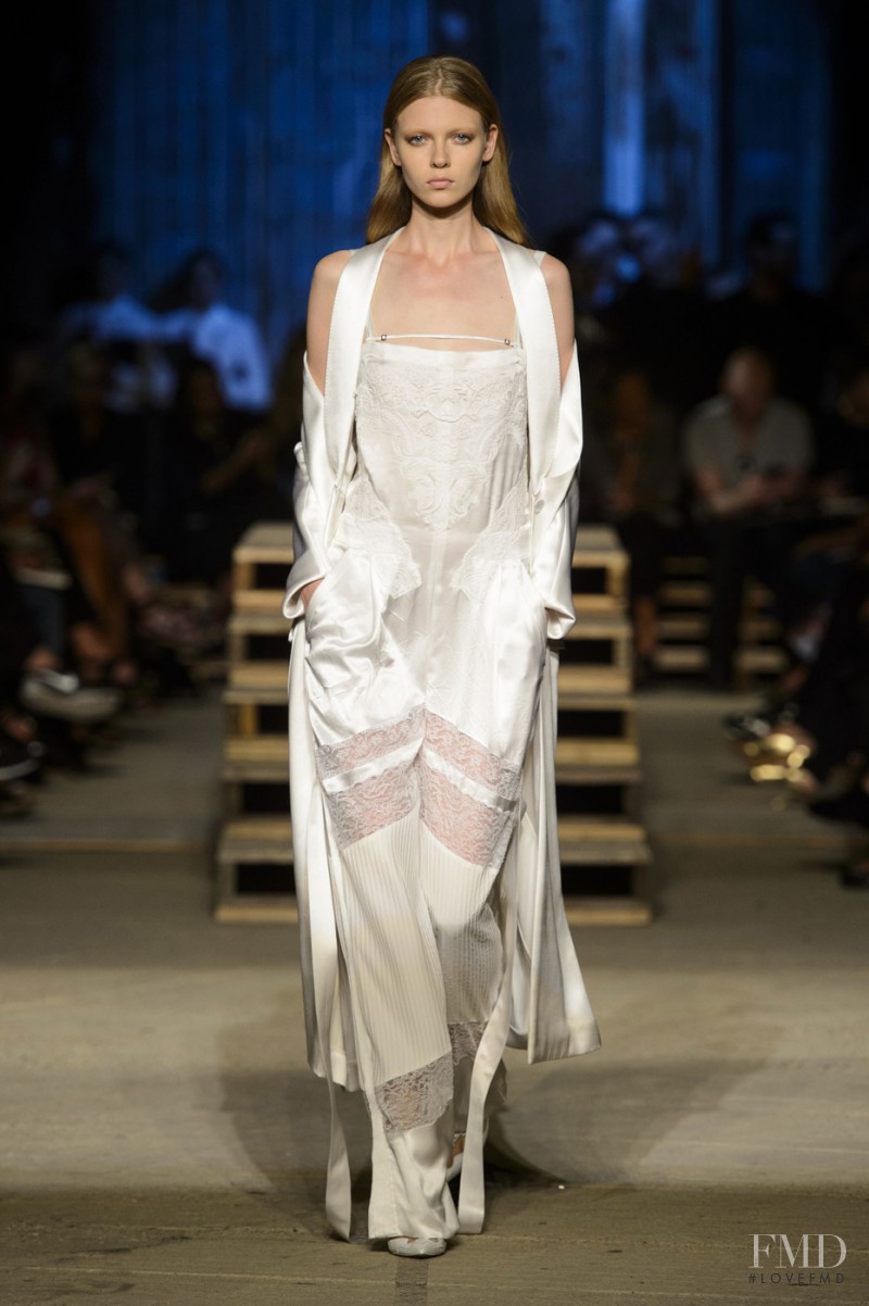 Katya Ledneva featured in  the Givenchy fashion show for Spring/Summer 2016