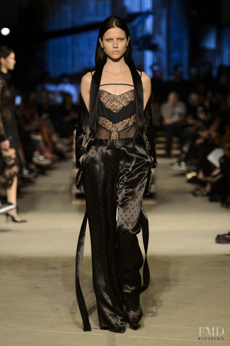 Isis Bataglia featured in  the Givenchy fashion show for Spring/Summer 2016