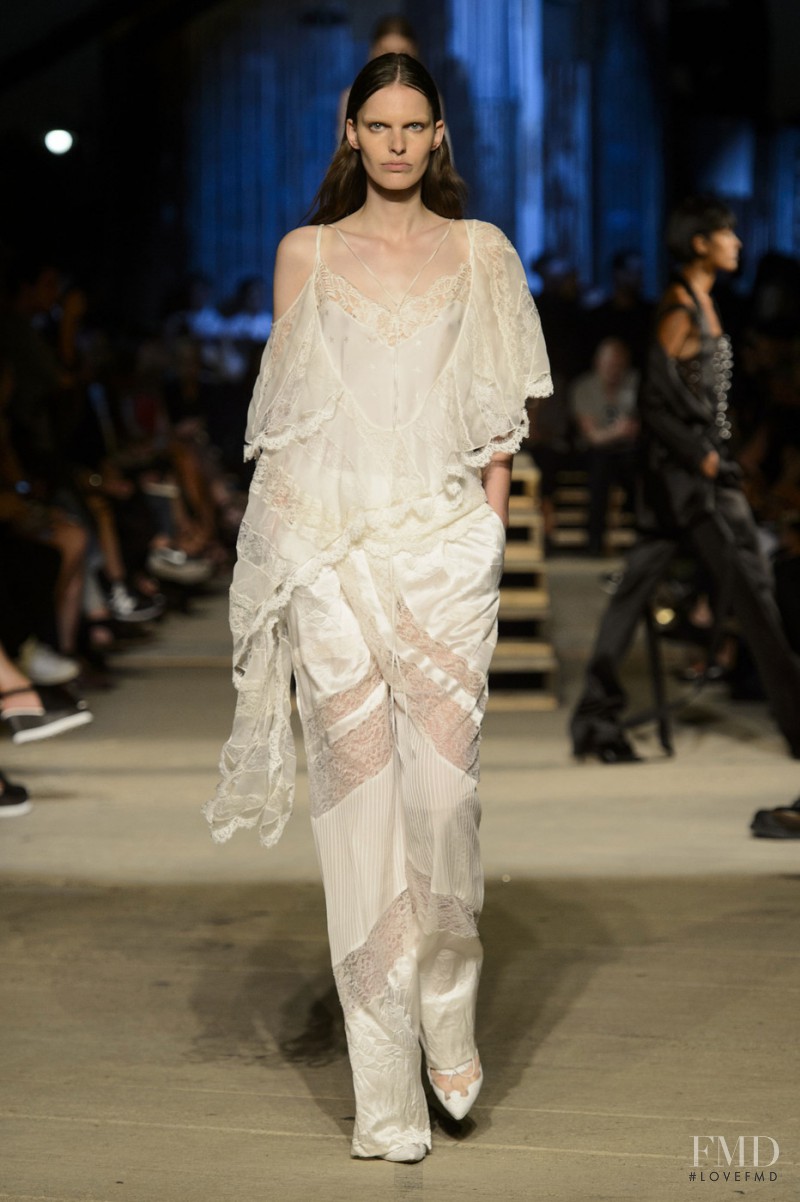 Lisa Verberght featured in  the Givenchy fashion show for Spring/Summer 2016