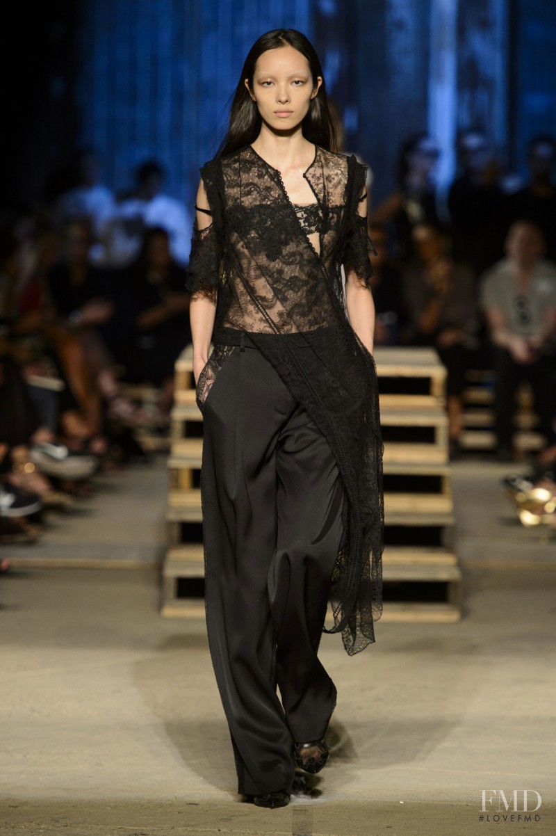 Fei Fei Sun featured in  the Givenchy fashion show for Spring/Summer 2016