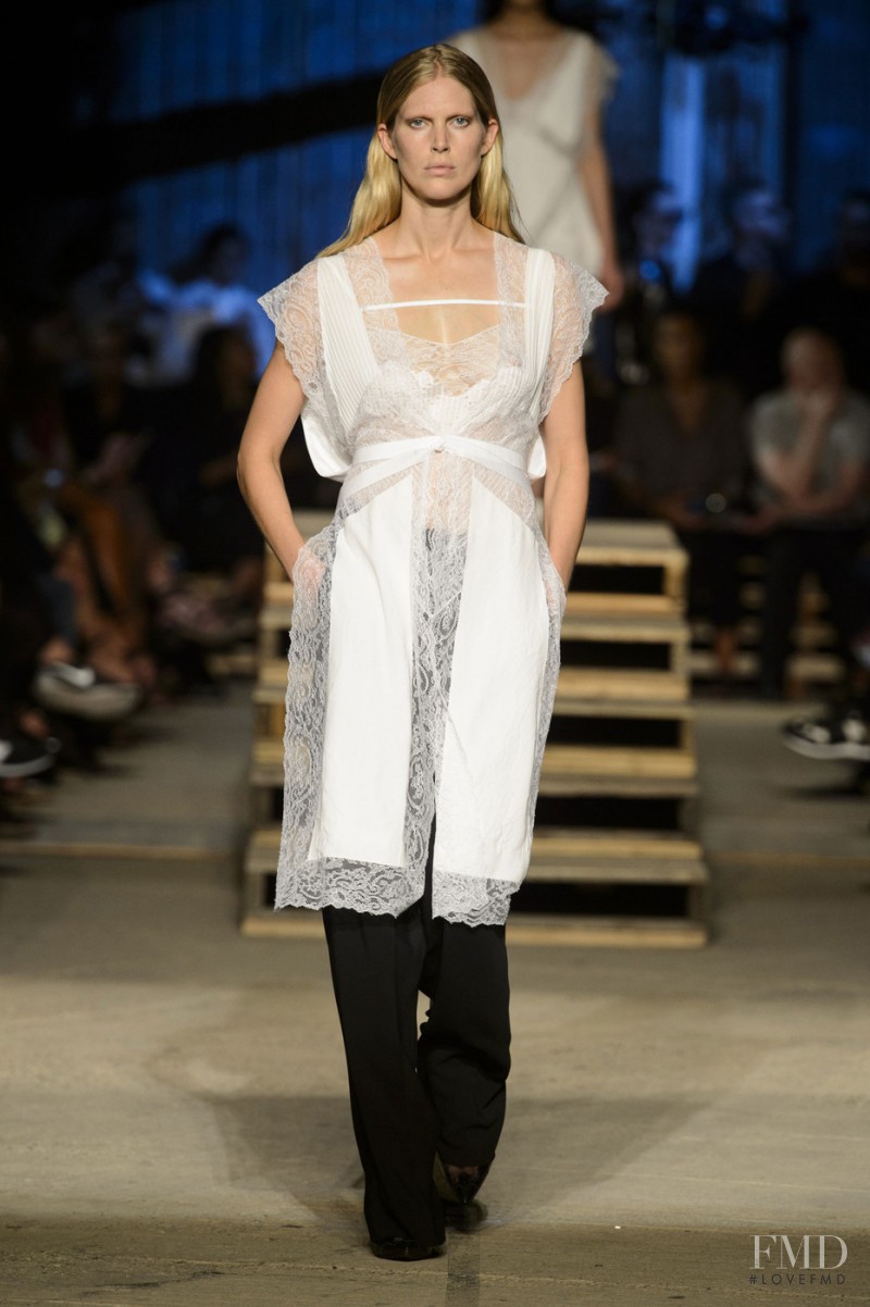 Iselin Steiro featured in  the Givenchy fashion show for Spring/Summer 2016