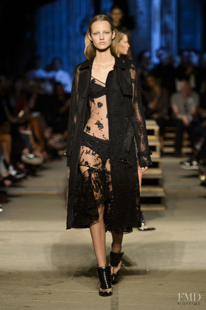 Maartje Verhoef featured in  the Givenchy fashion show for Spring/Summer 2016