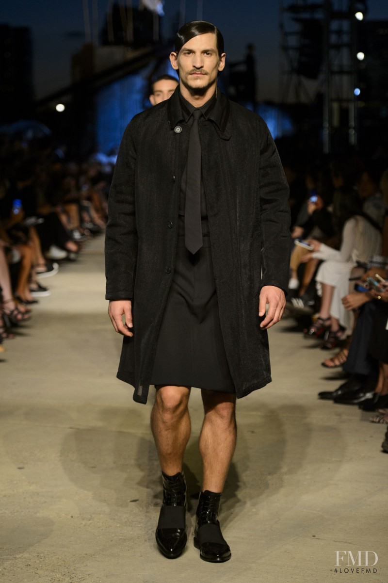 Jarrod Scott featured in  the Givenchy fashion show for Spring/Summer 2016