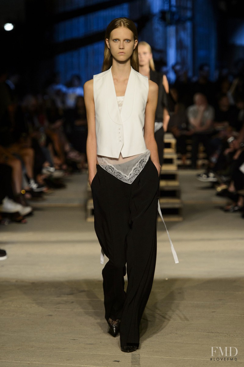 Julie Hoomans featured in  the Givenchy fashion show for Spring/Summer 2016