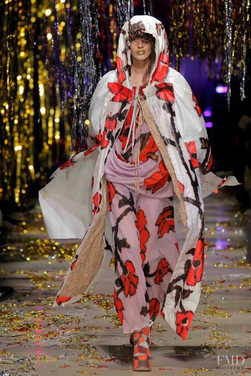 Ella Zadavysvichka featured in  the Vivienne Westwood Gold Label fashion show for Autumn/Winter 2015