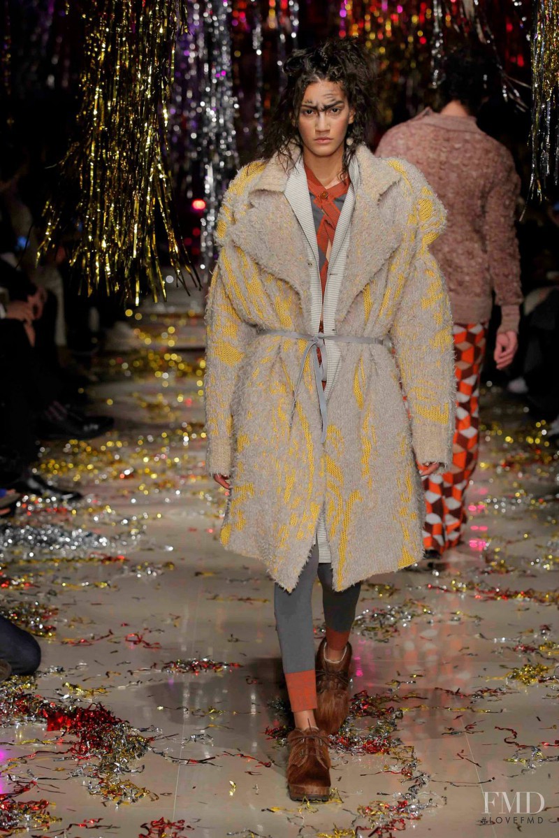 Hadassa Lima featured in  the Vivienne Westwood Gold Label fashion show for Autumn/Winter 2015