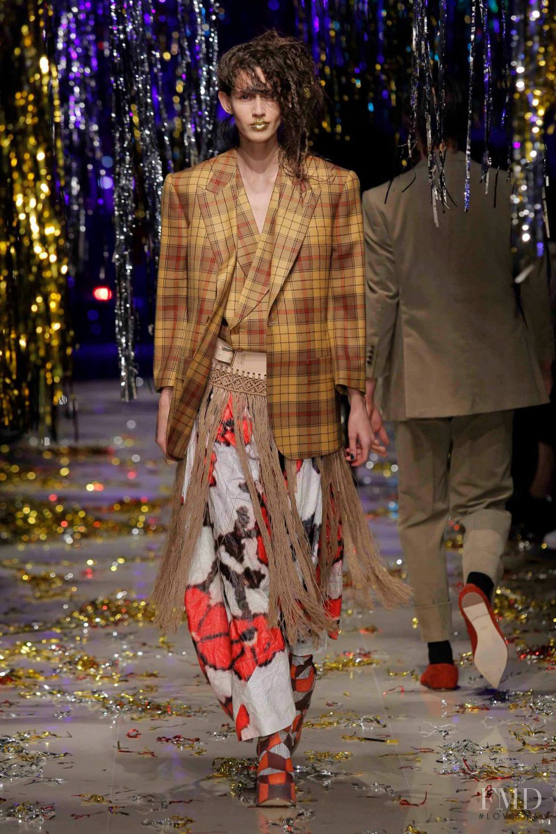 Ella Zadavysvichka featured in  the Vivienne Westwood Gold Label fashion show for Autumn/Winter 2015