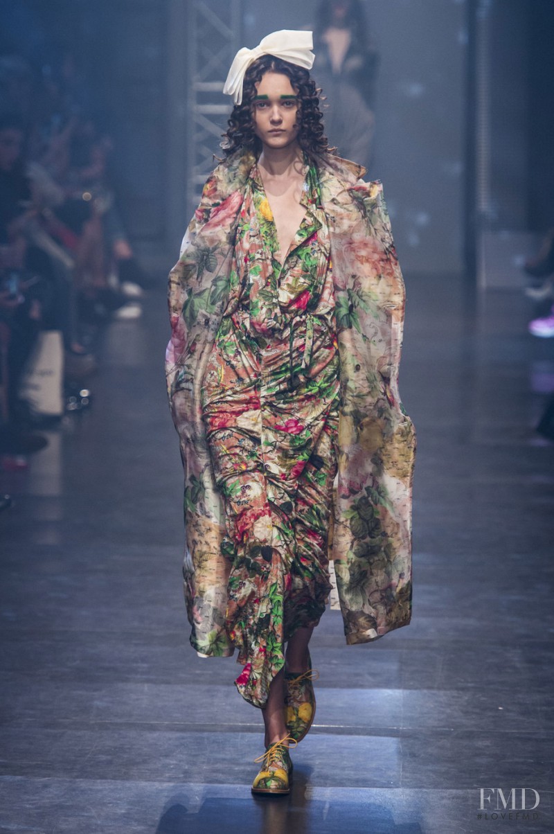 Pavlina Drozd featured in  the Vivienne Westwood Gold Label fashion show for Spring/Summer 2016