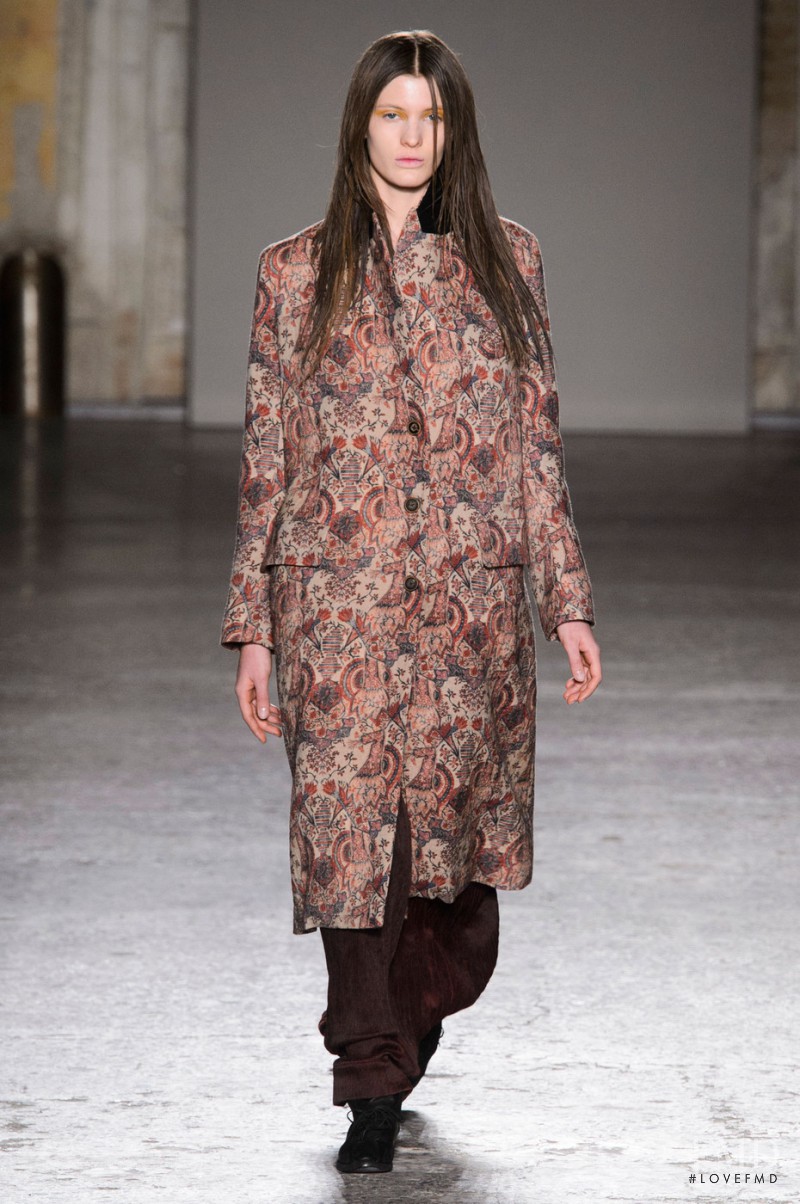 Louise Lefebure featured in  the Uma Wang fashion show for Autumn/Winter 2015