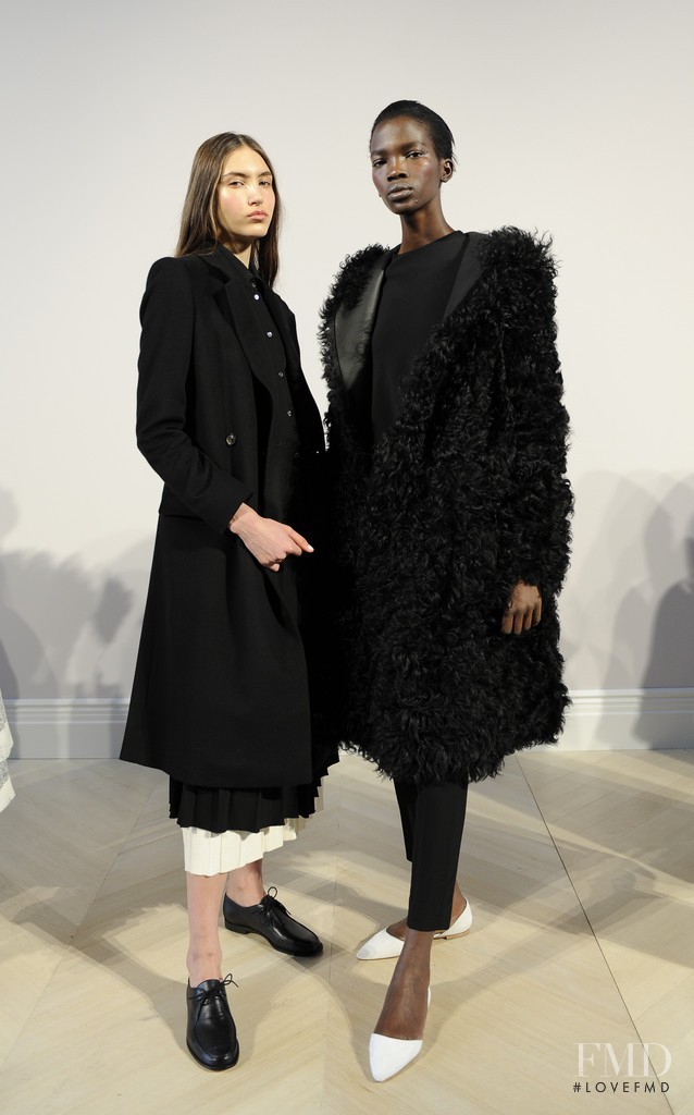 Aamito Stacie Lagum featured in  the Brock Collection fashion show for Autumn/Winter 2015