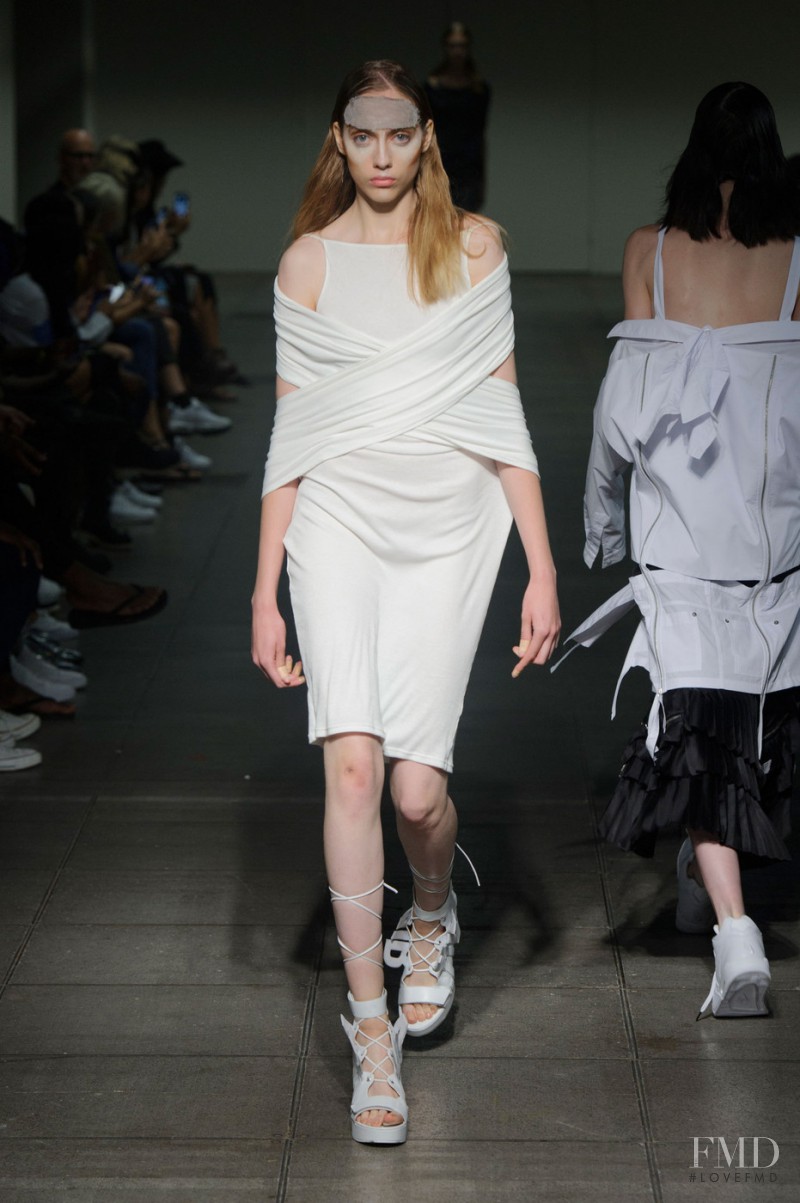 Odette Pavlova featured in  the Hood By Air fashion show for Spring/Summer 2016