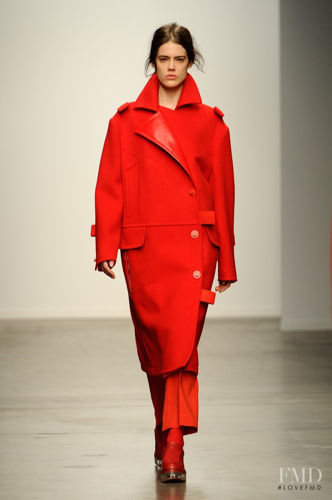 Taja Feistner featured in  the Kaal E. Suktae fashion show for Autumn/Winter 2015