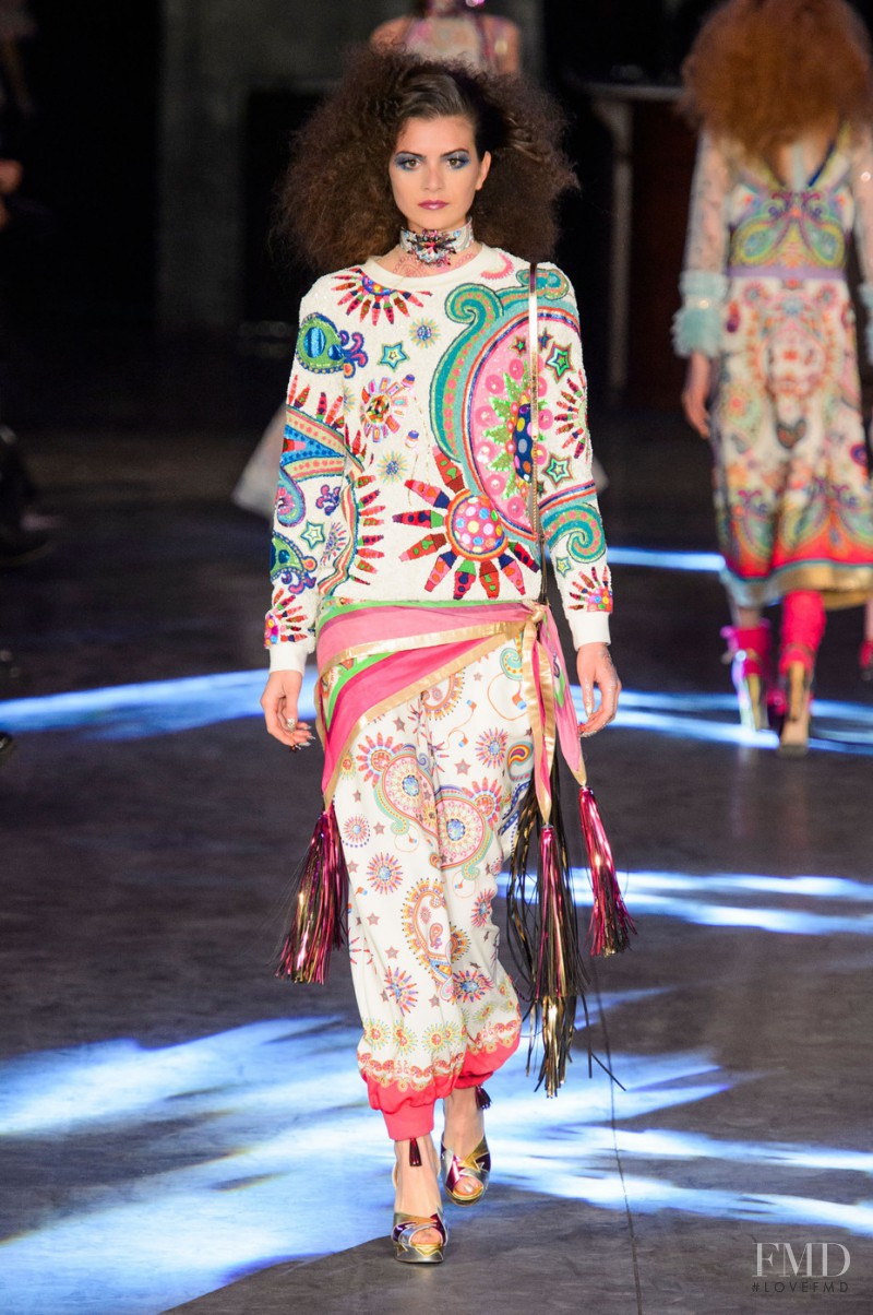 Kim Valerie Jaspers featured in  the Manish Arora fashion show for Spring/Summer 2016