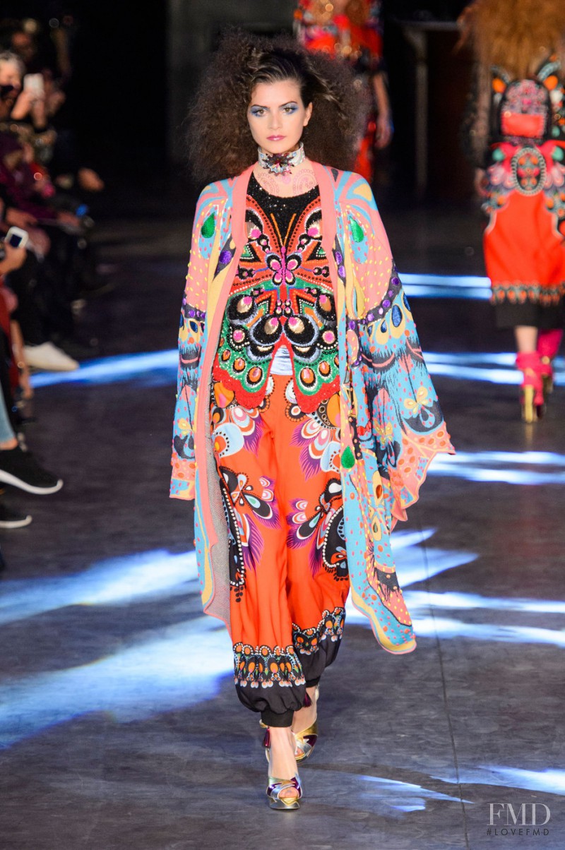 Kim Valerie Jaspers featured in  the Manish Arora fashion show for Spring/Summer 2016