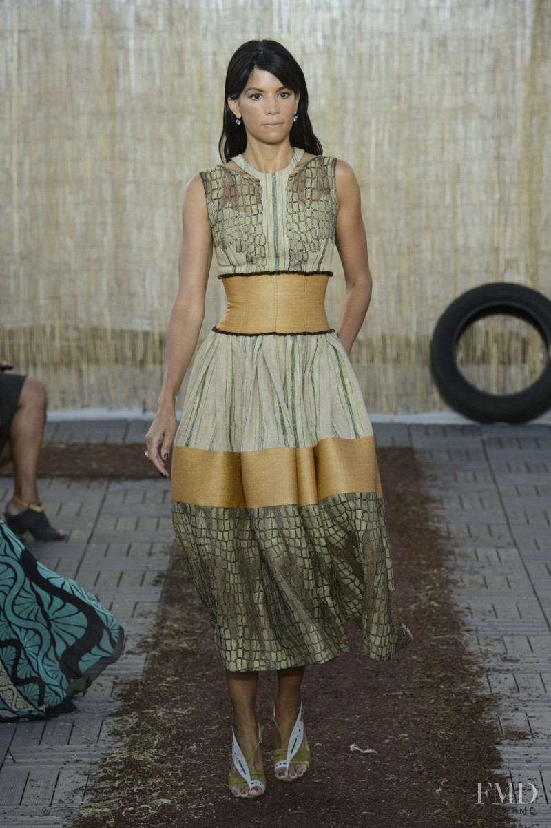 Veronica Webb featured in  the Sophie Theallet fashion show for Spring/Summer 2016