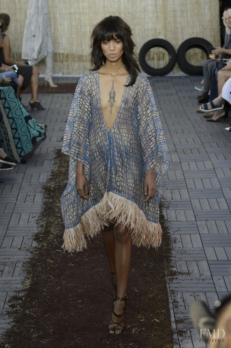 Adesuwa Aighewi featured in  the Sophie Theallet fashion show for Spring/Summer 2016