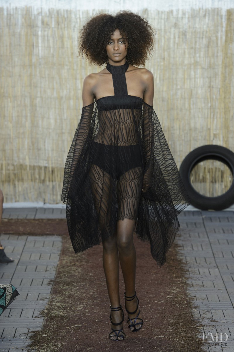 Lula Kenfe featured in  the Sophie Theallet fashion show for Spring/Summer 2016