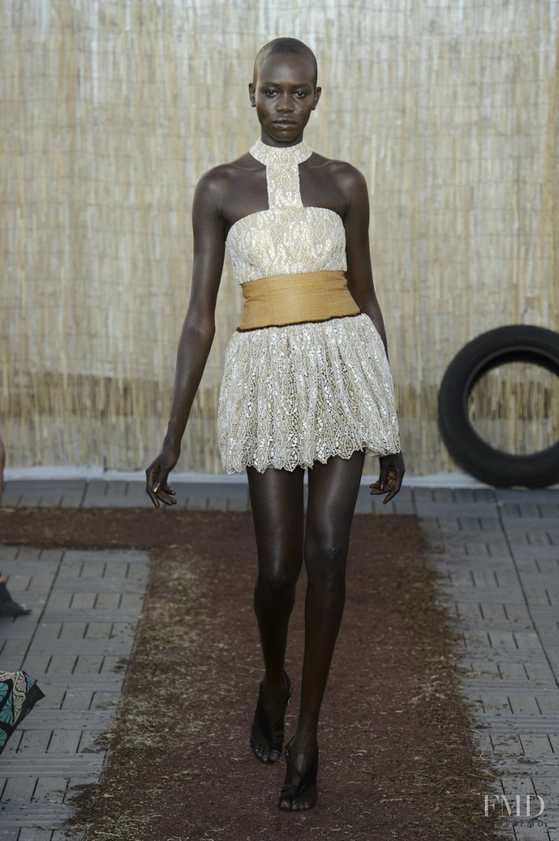 Mari Agory featured in  the Sophie Theallet fashion show for Spring/Summer 2016