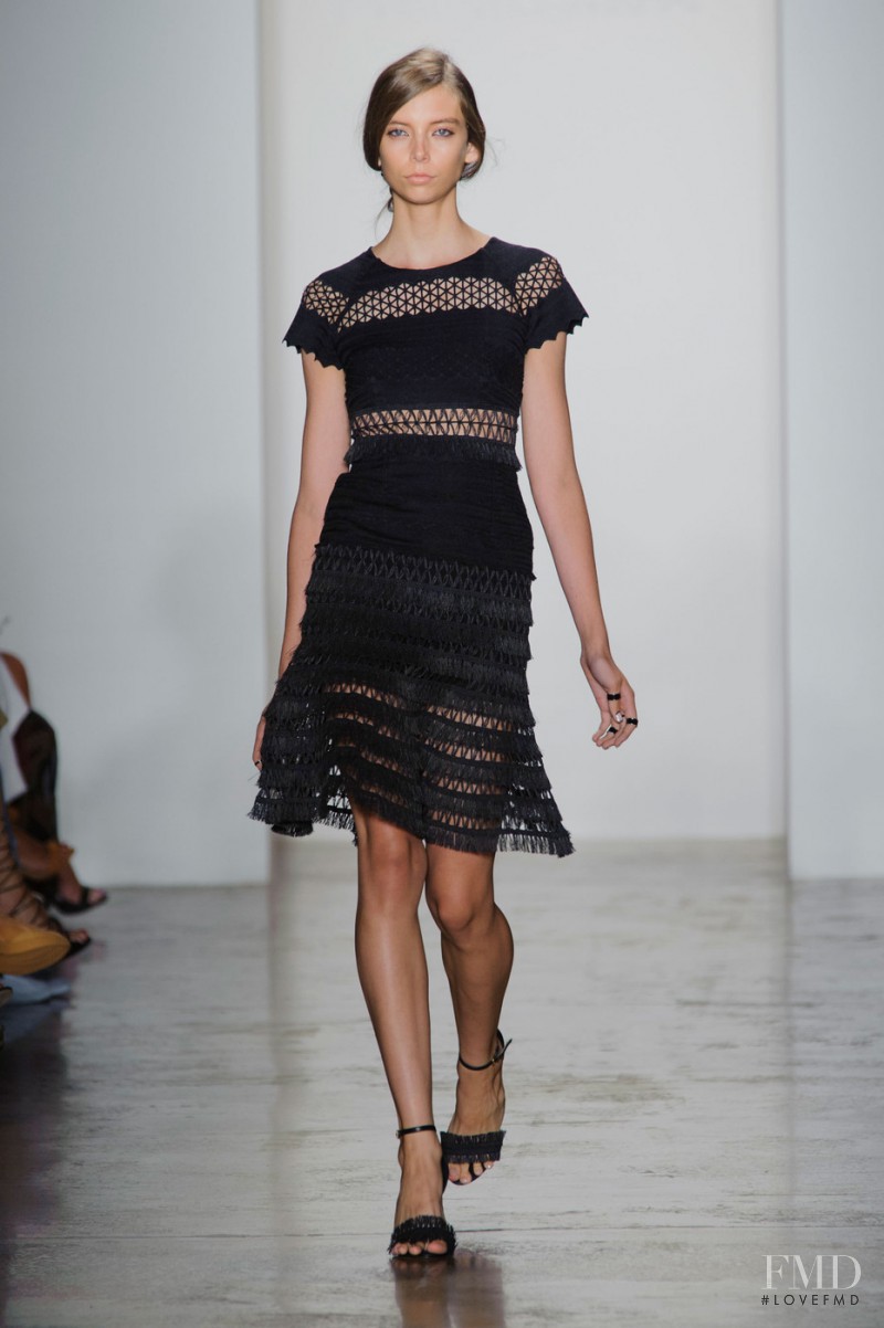 Paige Honeycutt featured in  the Jonathan Simkhai fashion show for Spring/Summer 2016