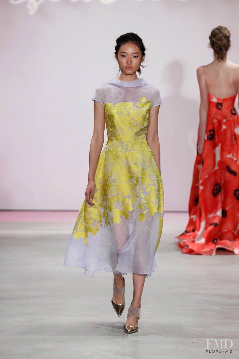 Ashley Foo featured in  the Lela Rose fashion show for Spring/Summer 2016