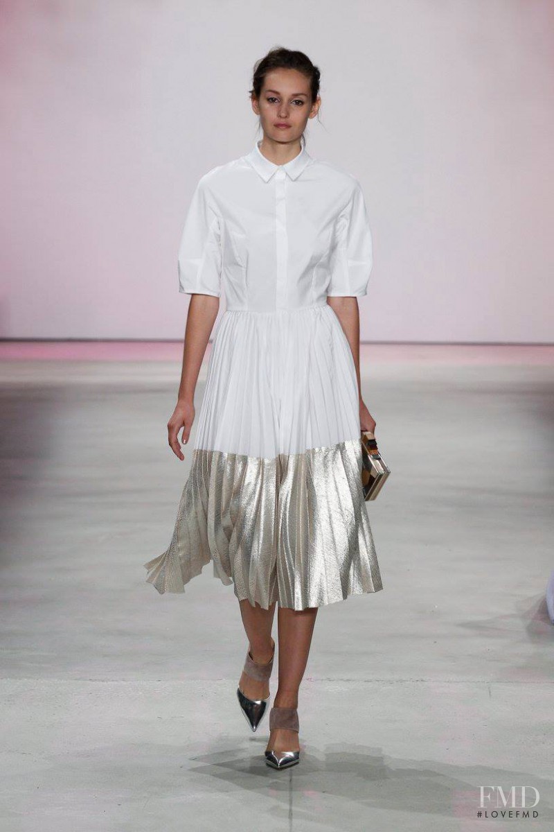 Fred Juneau featured in  the Lela Rose fashion show for Spring/Summer 2016