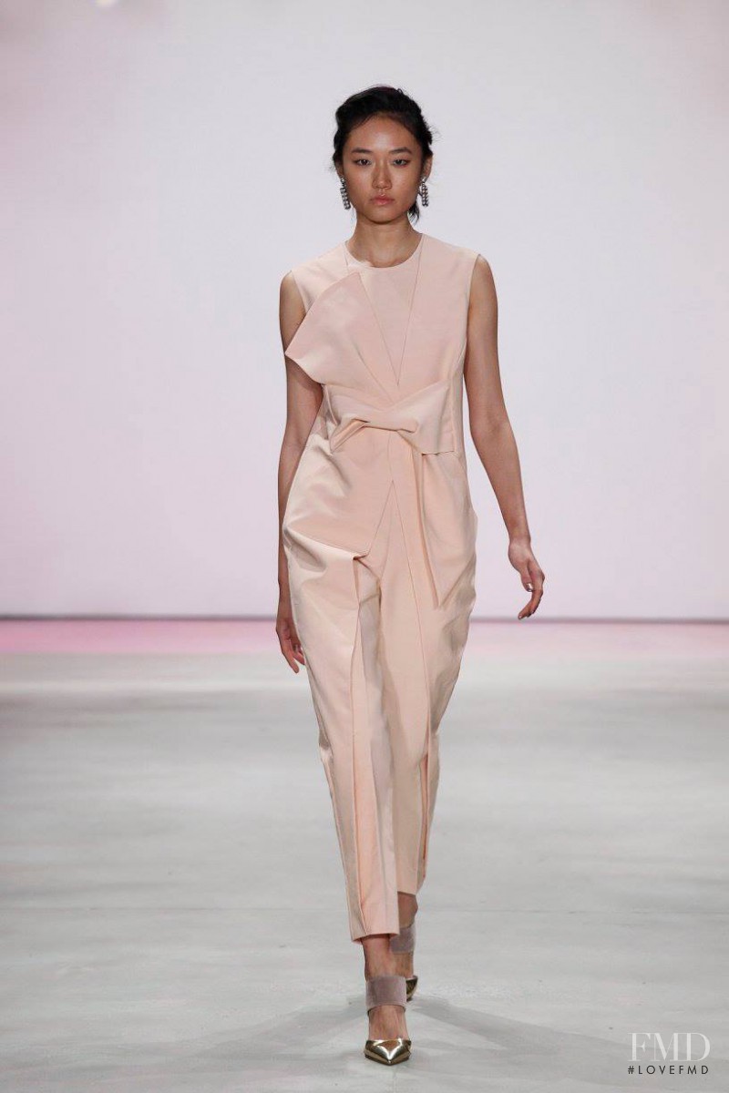 Ashley Foo featured in  the Lela Rose fashion show for Spring/Summer 2016