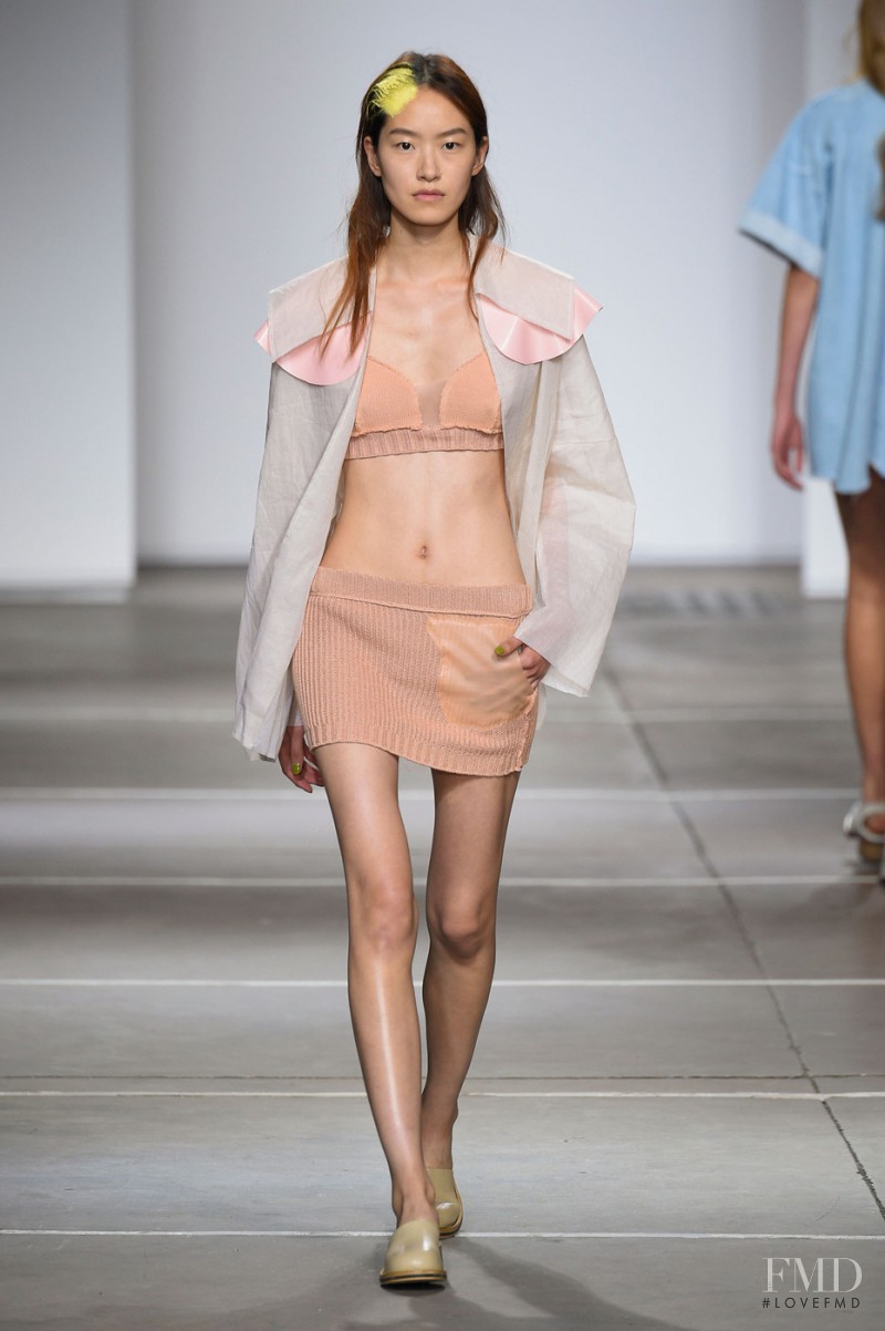 Pong Lee featured in  the Helen Lawrence fashion show for Spring/Summer 2015