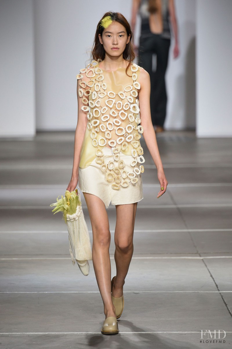 Pong Lee featured in  the Helen Lawrence fashion show for Spring/Summer 2015