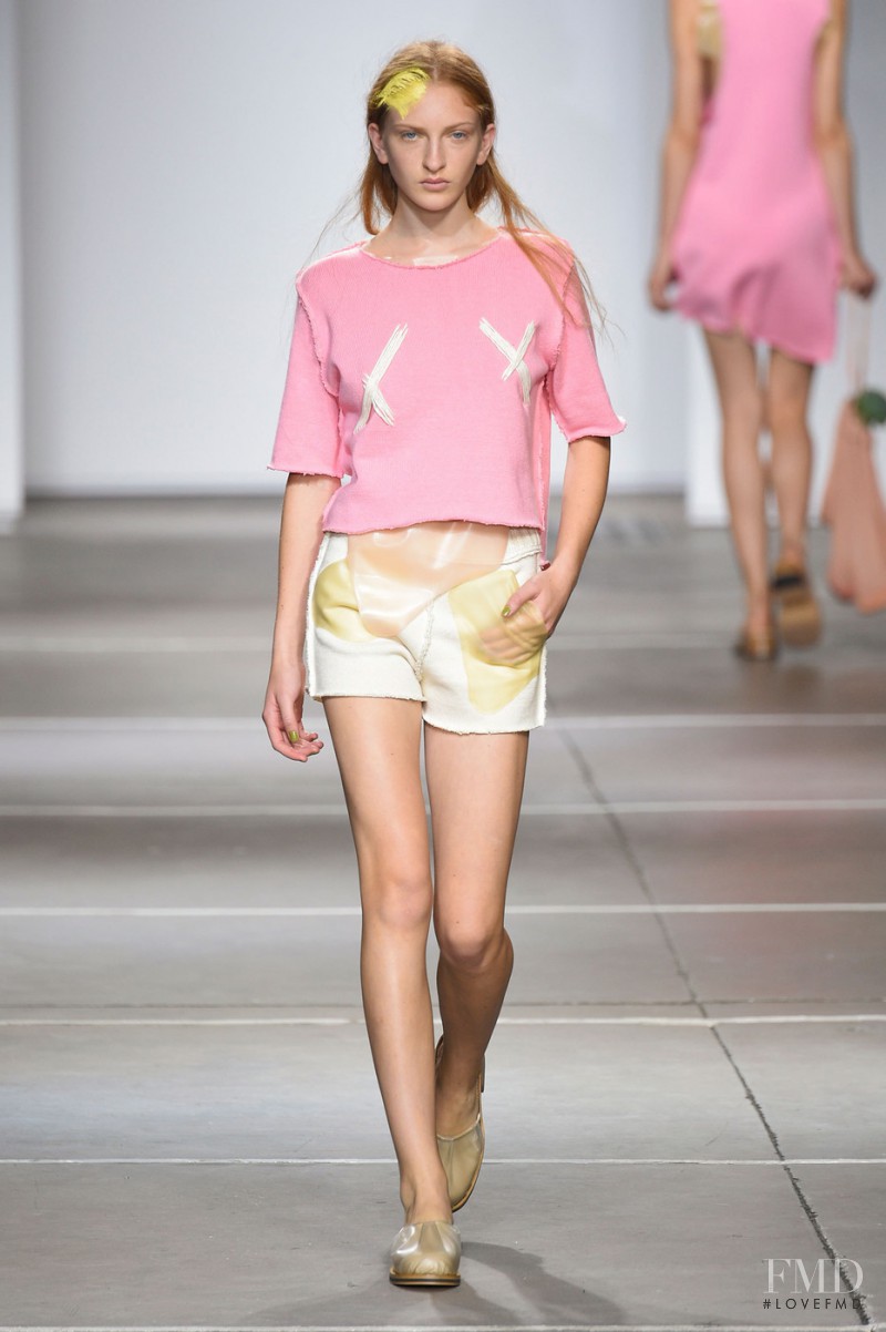 Fay Alice Parsons featured in  the Helen Lawrence fashion show for Spring/Summer 2015