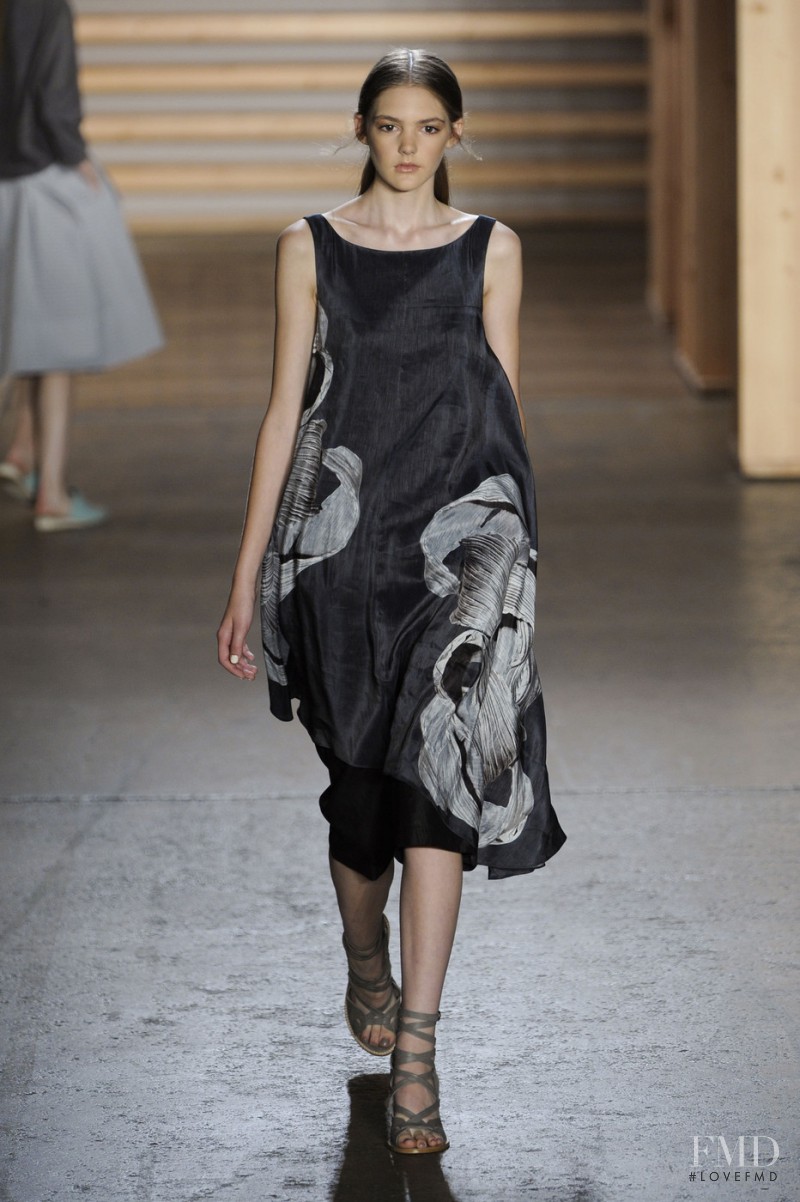Madison Whittaker featured in  the Tibi fashion show for Spring/Summer 2015