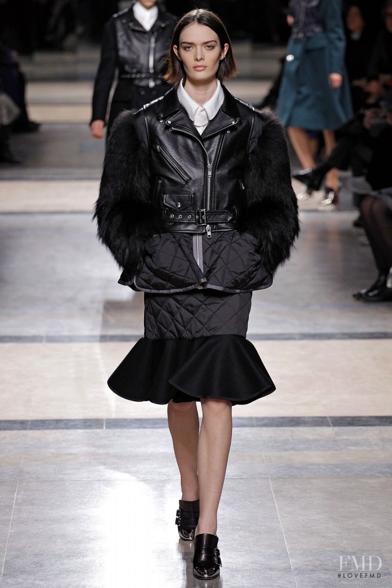 Sam Rollinson featured in  the Sacai fashion show for Autumn/Winter 2013