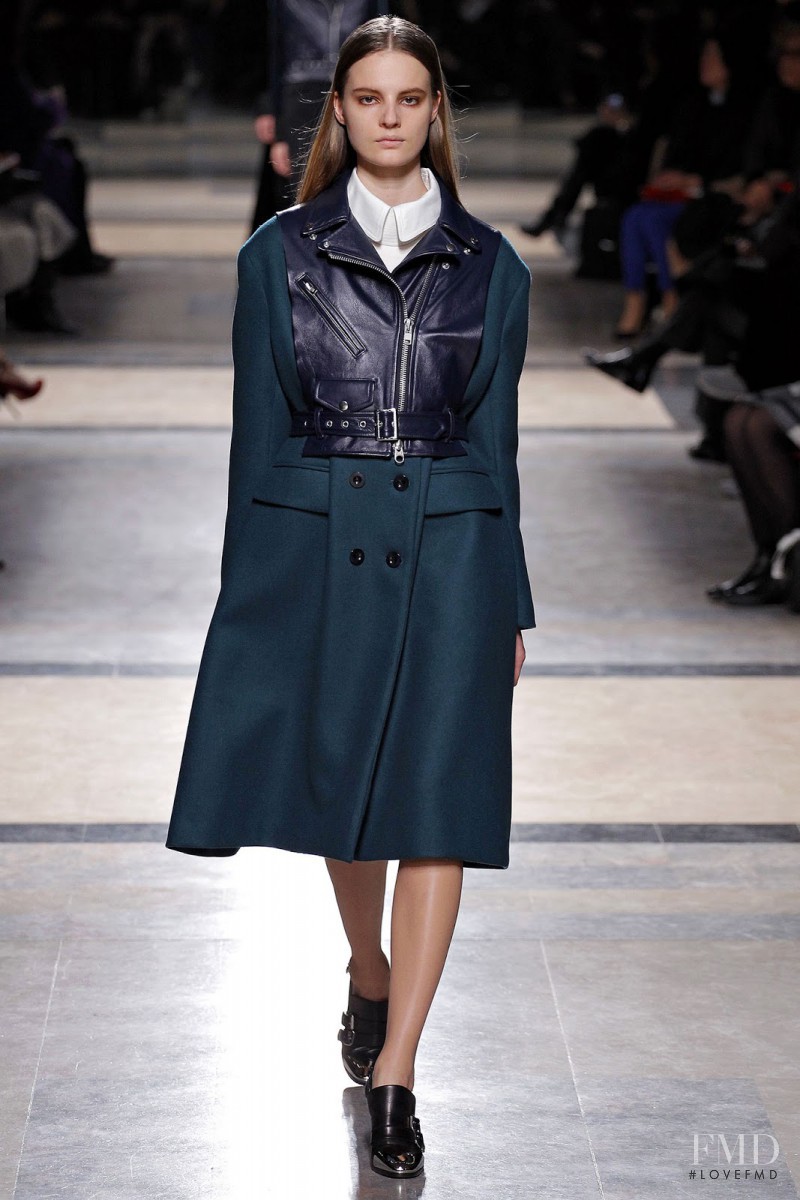 Tilda Lindstam featured in  the Sacai fashion show for Autumn/Winter 2013