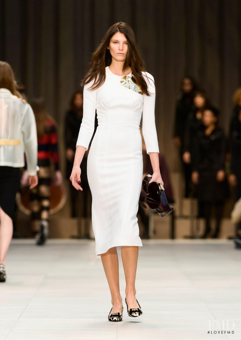 Ava Smith featured in  the Burberry Prorsum fashion show for Autumn/Winter 2013