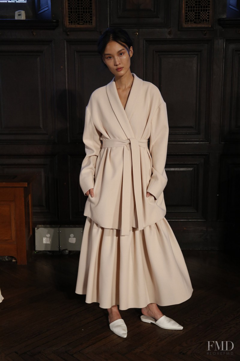 Gia Tang featured in  the Ryan Roche fashion show for Spring/Summer 2016