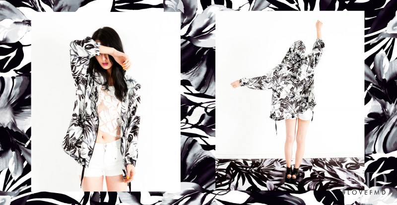 Gia Tang featured in  the Bershka There are no rules! lookbook for Spring/Summer 2014