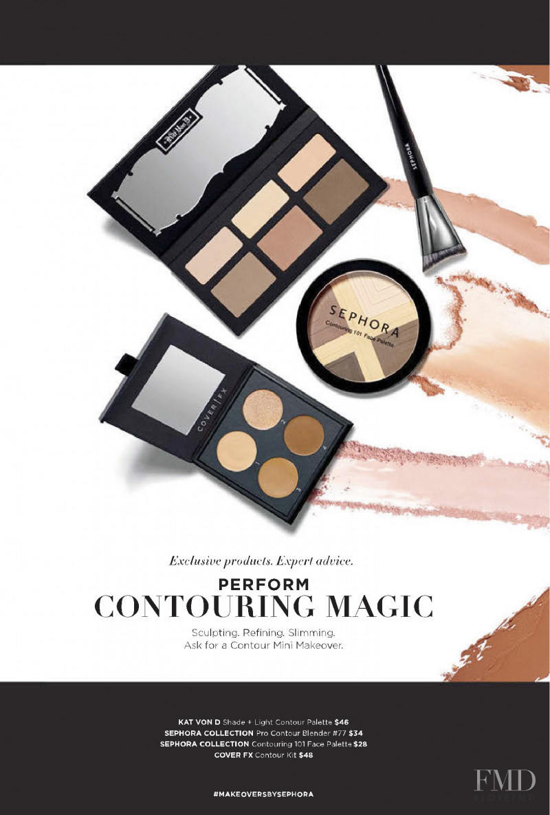 SEPHORA Contouring advertisement for Spring/Summer 2015