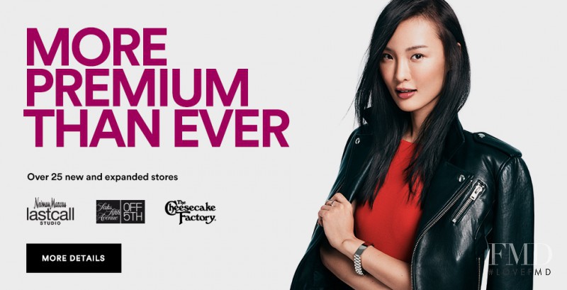 Gia Tang featured in  the Simon Malls advertisement for Autumn/Winter 2015