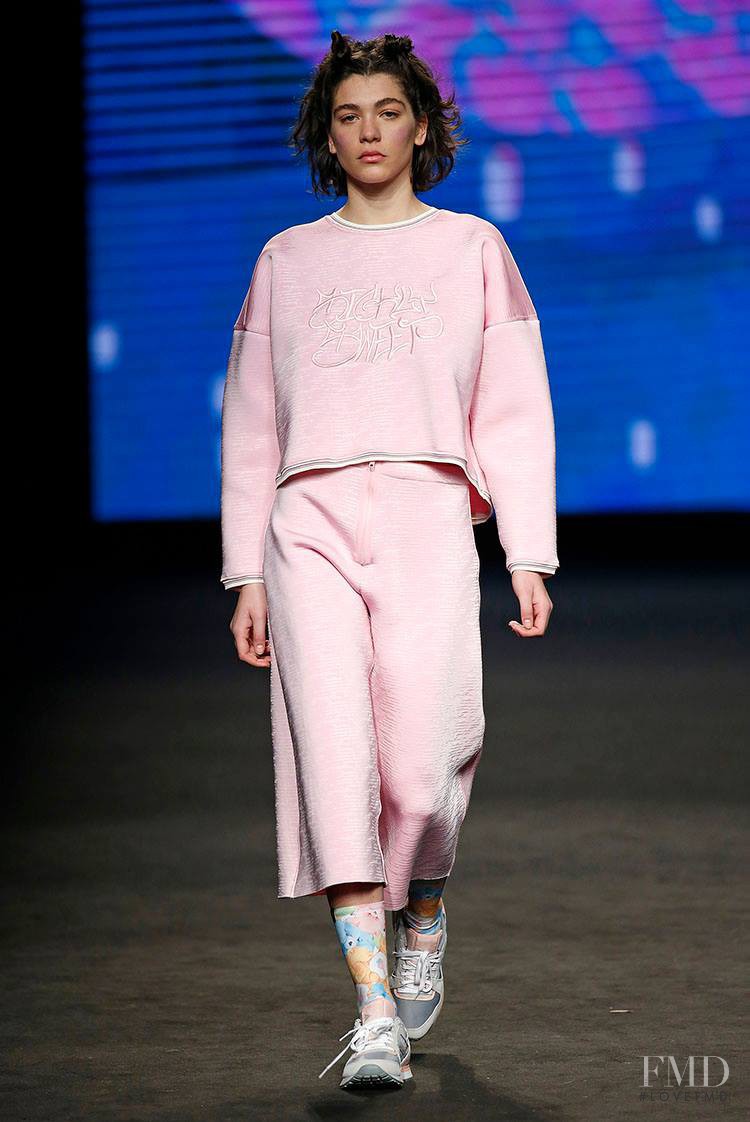 Steffy Argelich featured in  the Krizia Robustella fashion show for Autumn/Winter 2015