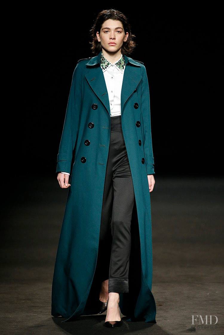 Steffy Argelich featured in  the Pagè fashion show for Autumn/Winter 2015