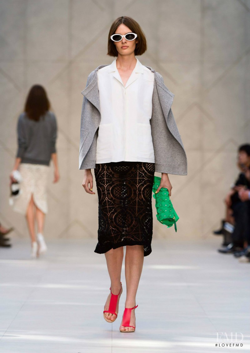 Sam Rollinson featured in  the Burberry Prorsum fashion show for Spring/Summer 2014