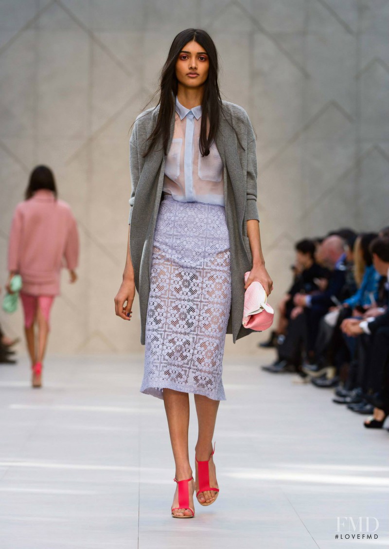 Neelam Johal Gill featured in  the Burberry Prorsum fashion show for Spring/Summer 2014