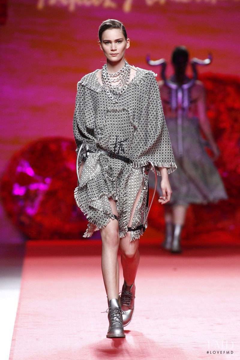 Nele Kenzler featured in  the Francis Montesinos fashion show for Autumn/Winter 2015