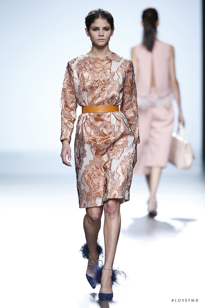 Alba Galocha featured in  the The 2nd SKIN Co. fashion show for Autumn/Winter 2015