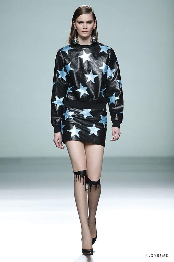 Nele Kenzler featured in  the Maria Escote fashion show for Autumn/Winter 2015