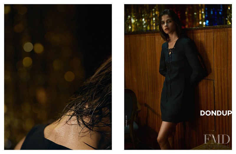 Alba Galocha featured in  the Dondup advertisement for Autumn/Winter 2015